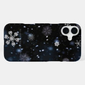 Weihnachts-SlipperyJoe fällt verschiedene Formen G iPhone Hülle (Rückseite (Horizontal))