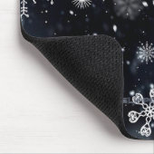 Weihnachts-SlipperyJoe fällt verschiedene Formen G Mousepad (Ecke)