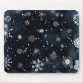 Weihnachts-SlipperyJoe fällt verschiedene Formen G Mousepad (Vorne)
