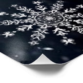 Weihnachts-SlipperyJoe fällt verschiedene Formen G Poster (Ecke)