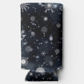 Weihnachts-SlipperyJoe fällt verschiedene Formen G Selters Dosenkühler (Rückseite)