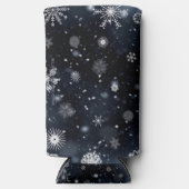 Weihnachts-SlipperyJoe fällt verschiedene Formen G Selters Dosenkühler (Vorderseite)