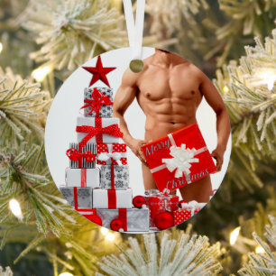 Weihnachts-SlipperyJoe Gay Pride gibt LGBTQIA-Verp Ornament Aus Metall