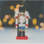Weihnachts-SlipperyJoe Nutcracker figurine Ornamen Aufkleber (Vorderseite)