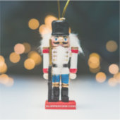 Weihnachts-SlipperyJoe Nutcracker figurine Ornamen Aufkleber (Vorderseite)