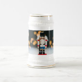Weihnachts-SlipperyJoe Nutcracker figurine Ornamen Bierglas (Mittel)