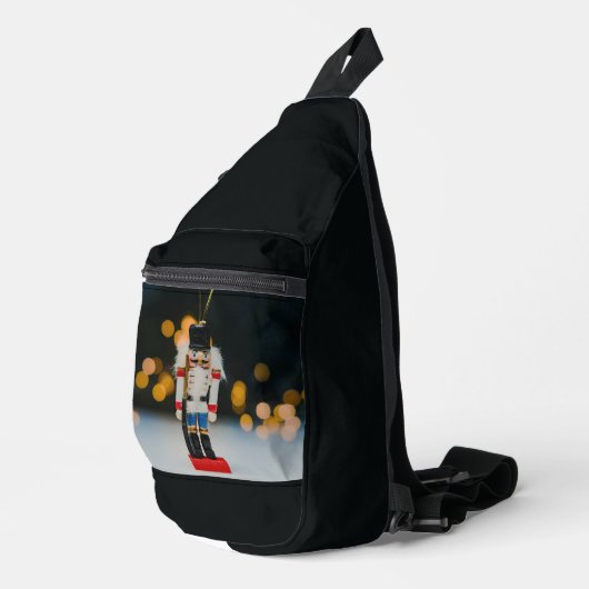 Weihnachts-SlipperyJoe Nutcracker figurine Ornamen Crossbody Bag (Rechte Ecke)