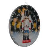 Weihnachts-SlipperyJoe Nutcracker figurine Ornamen Dartscheibe (Vorderseite Links)