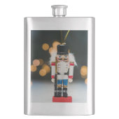Weihnachts-SlipperyJoe Nutcracker figurine Ornamen Flachmann (Vorderseite)