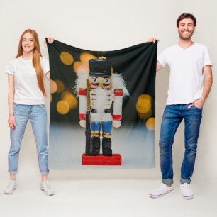 Weihnachts-SlipperyJoe Nutcracker figurine Ornamen Fleecedecke