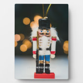 Weihnachts-SlipperyJoe Nutcracker figurine Ornamen Fotoplatte (Vorderseite)