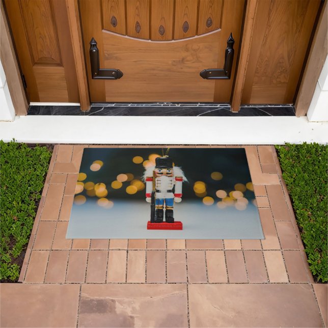 Weihnachts-SlipperyJoe Nutcracker figurine Ornamen Fußmatte (Außenbereich)