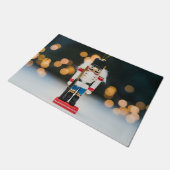 Weihnachts-SlipperyJoe Nutcracker figurine Ornamen Fußmatte (Schrägansicht)