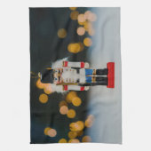 Weihnachts-SlipperyJoe Nutcracker figurine Ornamen Geschirrtuch (Vertikal)