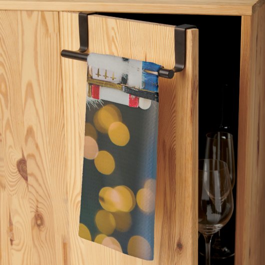 Weihnachts-SlipperyJoe Nutcracker figurine Ornamen Geschirrtuch (Drittel gefaltet)