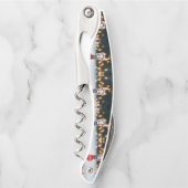 Weihnachts-SlipperyJoe Nutcracker figurine Ornamen Kellnermesser (Vorderseite)