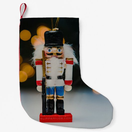 Weihnachts-SlipperyJoe Nutcracker figurine Ornamen Kleiner Weihnachtsstrumpf (Vorderseite)
