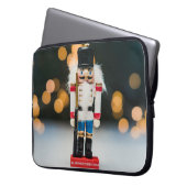 Weihnachts-SlipperyJoe Nutcracker figurine Ornamen Laptopschutzhülle (Vorderseite Links)