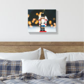 Weihnachts-SlipperyJoe Nutcracker figurine Ornamen Leinwanddruck (Insitu (Schlafzimmer))