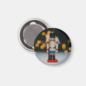 Weihnachts-SlipperyJoe Nutcracker figurine Ornamen Magnet (Vorderseite/Rückseite)