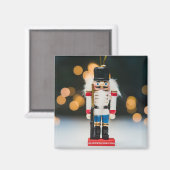 Weihnachts-SlipperyJoe Nutcracker figurine Ornamen Magnet (Vorderseite/Rückseite)