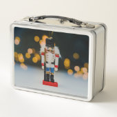 Weihnachts-SlipperyJoe Nutcracker figurine Ornamen Metall Brotdose (Rückseite)