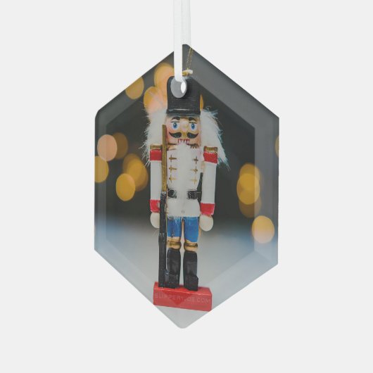 Weihnachts-SlipperyJoe Nutcracker figurine Ornamen Ornament Aus Glas (Vorderseite Links)