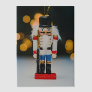 Weihnachts-SlipperyJoe Nutcracker figurine Ornamen Pergament Einladungen