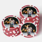 Weihnachts-SlipperyJoe Nutcracker figurine Ornamen Pokerchips (Stapel)