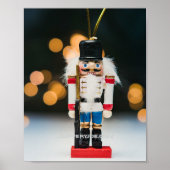Weihnachts-SlipperyJoe Nutcracker figurine Ornamen Poster (Vorne)