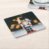 Weihnachts-SlipperyJoe Nutcracker figurine Ornamen Rechteckiger Pappuntersetzer (angewinkelt)