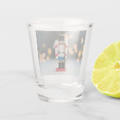 Weihnachts-SlipperyJoe Nutcracker figurine Ornamen Schnapsglas (Rückseite)
