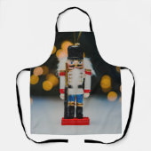 Weihnachts-SlipperyJoe Nutcracker figurine Ornamen Schürze (Vorderseite)