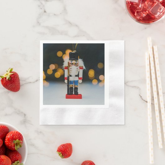 Weihnachts-SlipperyJoe Nutcracker figurine Ornamen Serviette (Beispiel)