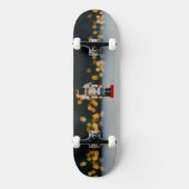 Weihnachts-SlipperyJoe Nutcracker figurine Ornamen Skateboard (Vorderseite)