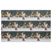 Weihnachts-SlipperyJoe Nutcracker figurine Ornamen Stoff (Fat Quarter (45,7 x 55,9 cm))