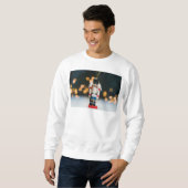 Weihnachts-SlipperyJoe Nutcracker figurine Ornamen Sweatshirt (Vorne ganz)