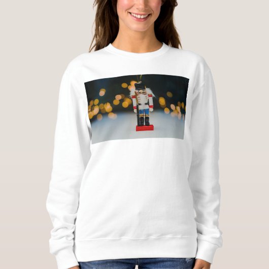 Weihnachts-SlipperyJoe Nutcracker figurine Ornamen Sweatshirt (Vorderseite)