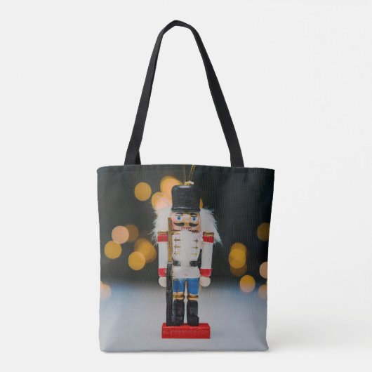 Weihnachts-SlipperyJoe Nutcracker figurine Ornamen Tasche (Rückseite)