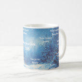 Weihnachts-Slogan Kaffeetasse (VorderseiteRechts)