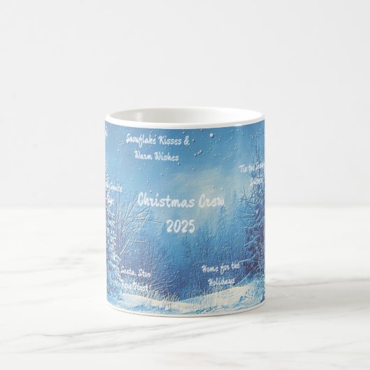Weihnachts-Slogan Kaffeetasse (Mittel)