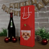 Weihnachts-Sloth Merry Slothmas Festival Red Holid Geschenktüte Für Weinflaschen