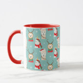 Weihnachts-Sloth-Tasse Tasse (Links)