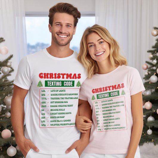 Weihnachts-SMS-Code T-Shirt