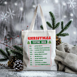Weihnachts-SMS-Code  Tragetasche