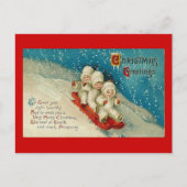 Weihnachts-Snowbabys Postkarte (Vorderseite)