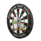 Weihnachts-Snowballpinguine Dartscheibe (Vorderseite rechts)