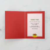 Weihnachts-Snowballpinguine Feiertagskarte (Innenseite)