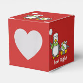 Weihnachts-Snowballpinguine Geschenkschachtel (Vorderseite)
