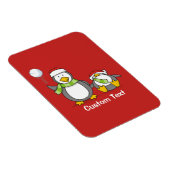 Weihnachts-Snowballpinguine Magnet (Rechte Seite)